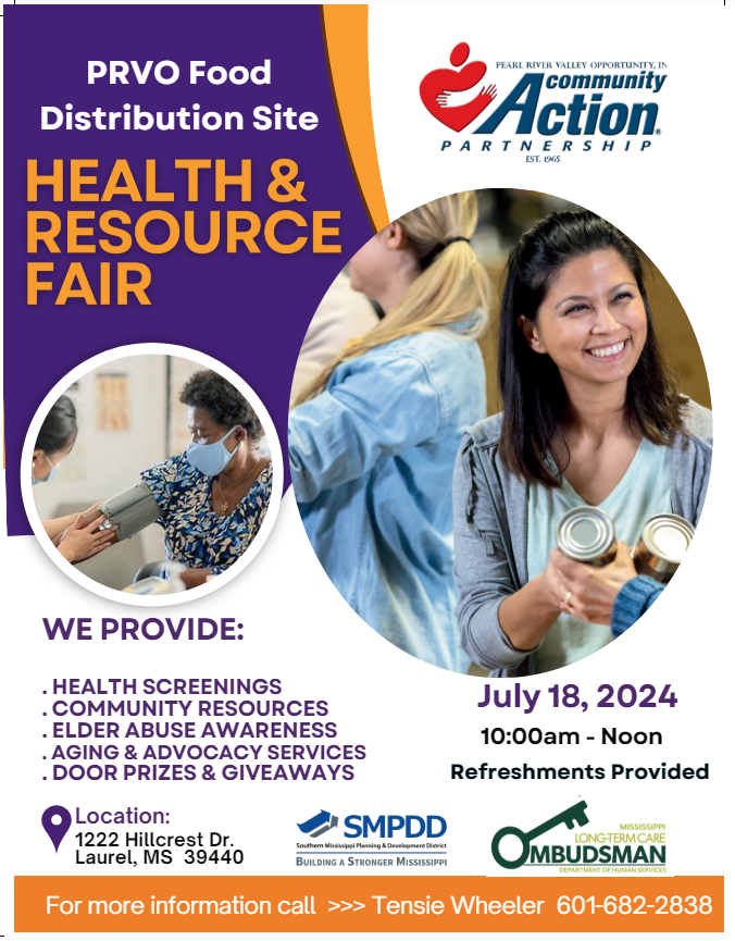 Laurel PRVO Community Action Health & Resource Fair
